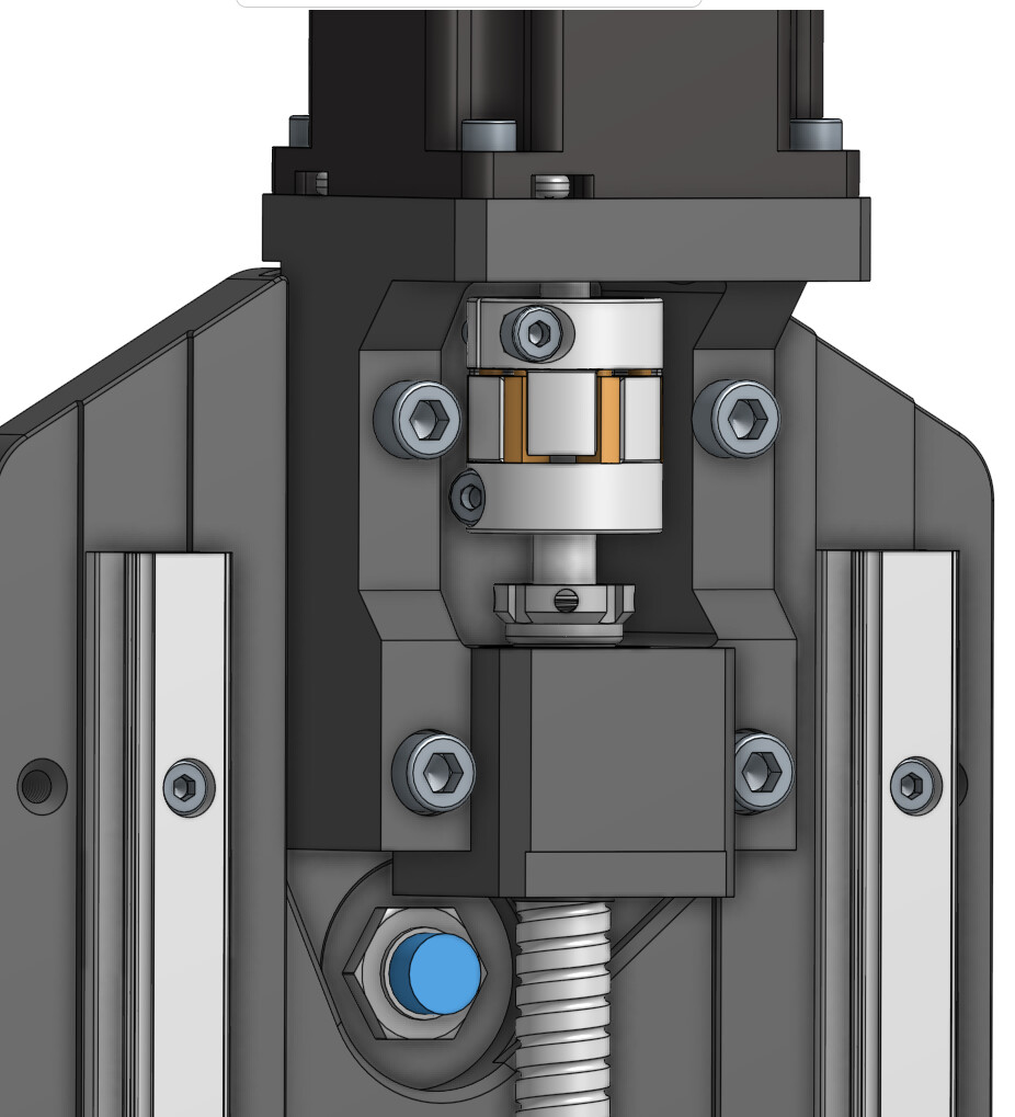 Altmill Mk2 2x4 - Z-axis motor coupling and motor alarms 6 and 17