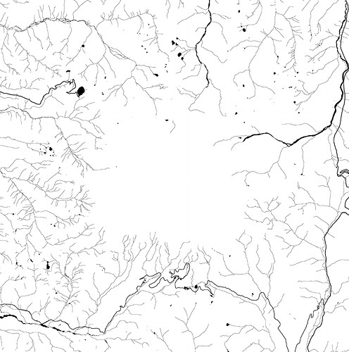 Mt. Rainer RIvers Roads and Lakes Full Image