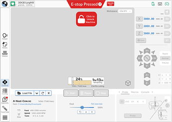 FV2 E-stop in Job - Basic Features