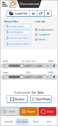 Mobile - Workflow (Disconnected)