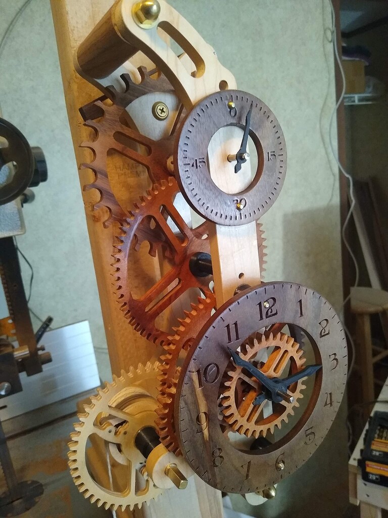 Making a Wooden Gear Clock - Part 1 - by Loxaco, Inc - With behind the  scenes pictures