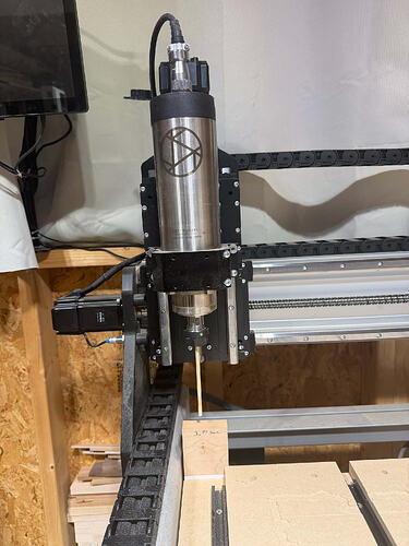 4 inch bit to Frame Distance overall setup -2