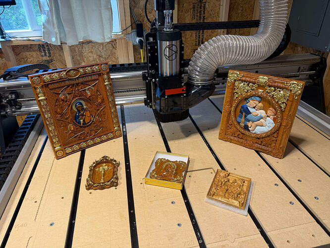 Hand Painted Carves