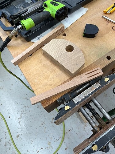 4 Keyboard support and Legs biscuit jointed
