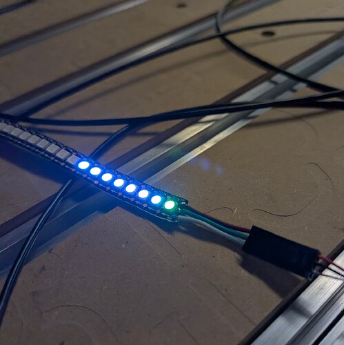 8 LEDs of jogging (ish)