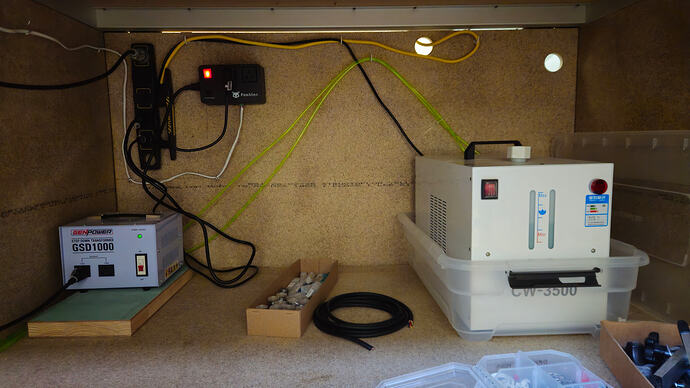 Relay and pump switched on with PWR1