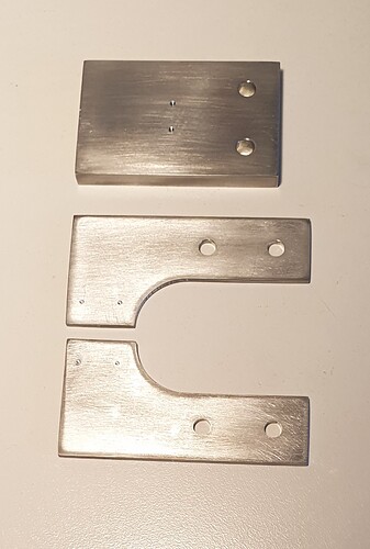 2mm and 6mm components  made with T6 6061