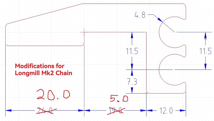 Mods for Longmill Chain Clip