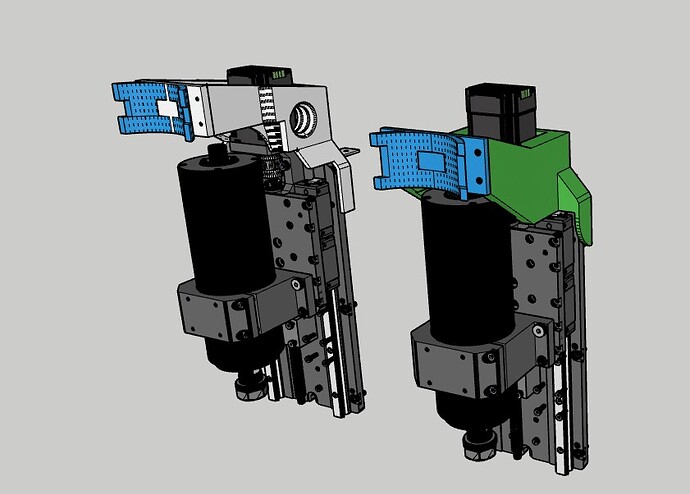 dust hose supports altmill front