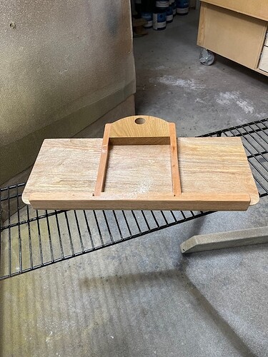 5 Tray underside being finished