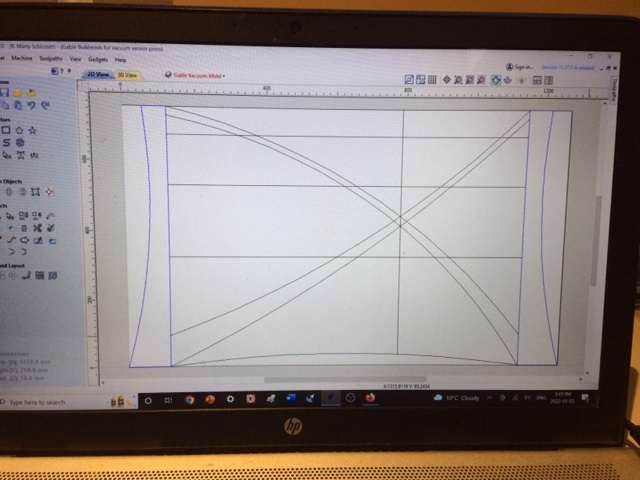 Credenza CAD Plan