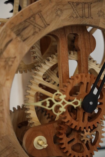 Weekend Building a Wooden Gear Clock – weird weekends