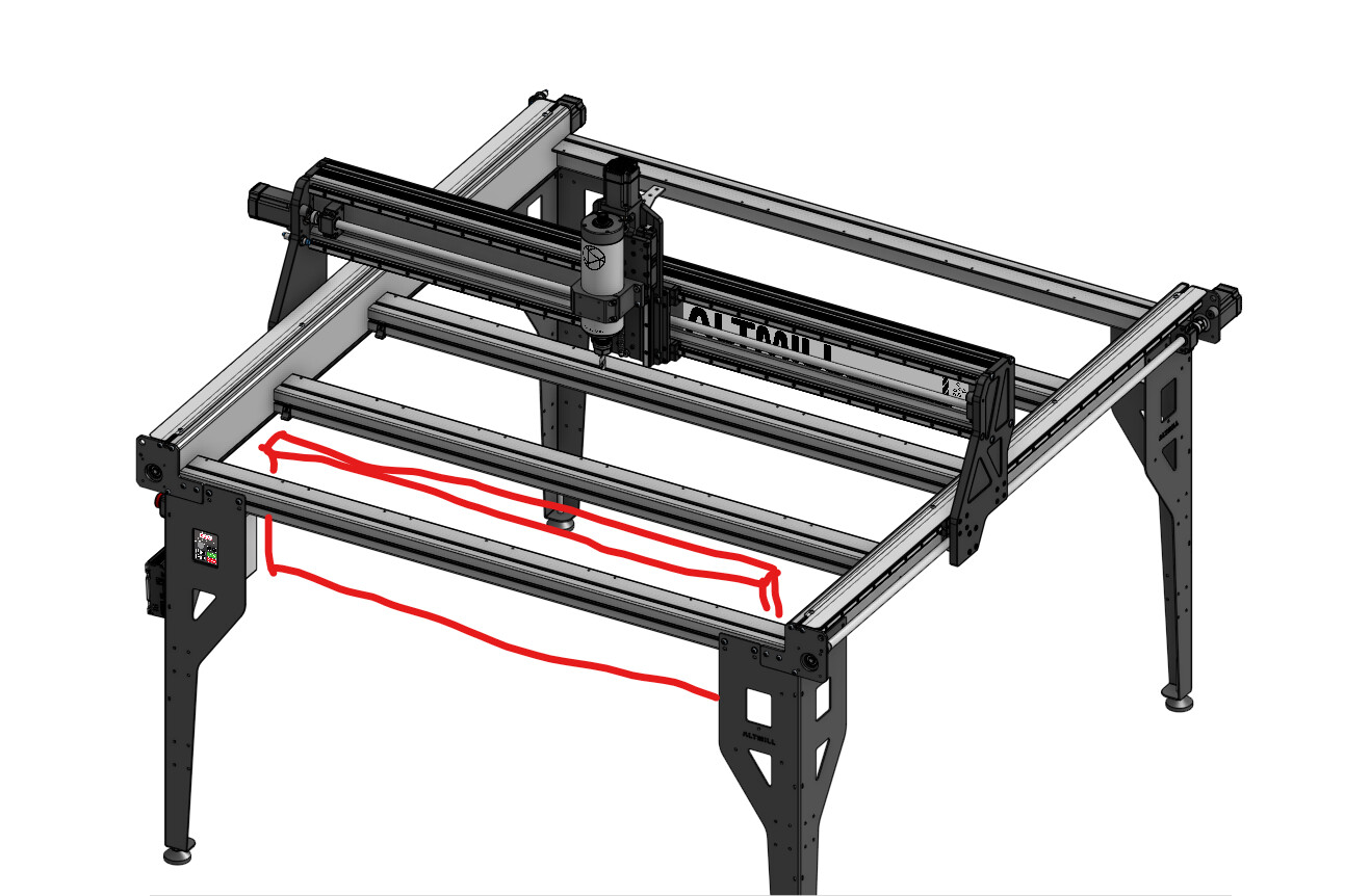 Altmill table attached from the top? - 📄 General - Sienci